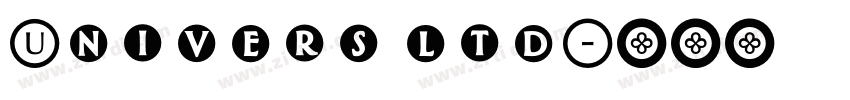 Univers ltd字体转换